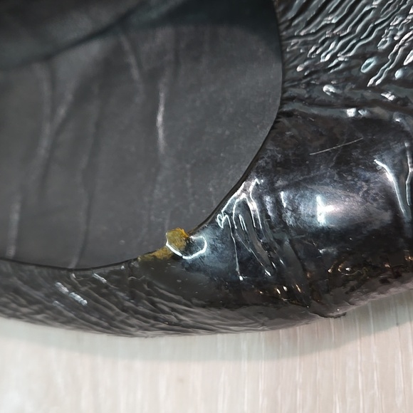 Tory Burch Black Women Logo Gold Loafer Slip On Flats Shoes Sz 8M - Picture 6 of 15